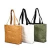 Bolsas de Papel Dupont con Logo Personalizado, Bolsas Tote Engrosadas, Bolsas de Papel Kraft Lavables y Resistentes al Desgarro, Bolsas de Lona Personalizadas