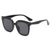 Nuevas gafas de sol de estilo coreano para mujer, modernas gafas de sol cuadradas para celebrantes de Internet, montura grande para hombre, cara pequeña, gafas de conducción anti-UV