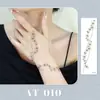 Las Nuevas Calcomanías para Tatuajes Estilo Ins Transfronterizos de Ruikalong Son Impermeables y Tienen un Acabado de Alta Gama, Calcomanías para Tatuajes de Muñeca Pulsera Dopamina