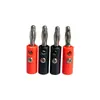 Cable de Prueba de Cabeza de Linterna de 4 mm Enchufe Banana Enchufe de Cuatro Puntas Fabricante Mayorista Sin Soldadura Chapado en Oro Fijo Níquel