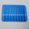 Saboneteira Quadrada Criativa de Silicone, Porta-Sabonete Sem Furos, Bandeja para Sabonete com Drenagem, Caixa para Armazenamento de Sabonete, Material de Silicone