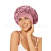 Faixa de cetim elástica alta de aba larga nova transfronteiriça touca de dormir touca de quimioterapia feminina chapéu para cuidados com o cabelo cor sólida vendas diretas de fábrica