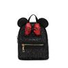 Fábrica en stock Bolso de nuevo estilo Tendencia de moda para niñas Lazo de lentejuelas Oreja Mochila linda Moda casual