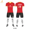 Conjunto Personalizado de Uniforme de Fútbol de Fábrica con Mangas Cortas Estampadas, Ropa de Entrenamiento para Club, Jersey de Competición para Equipo de Empresa