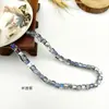 Cuentas cuadradas de cristal para accesorios de joyería DIY, cuentas de cristal cuadradas tipo terrón de azúcar, accesorios para el cabello, accesorios para la ropa, cuentas cuadradas