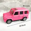 Decoración de pastel de cumpleaños simulación modelo de coche juguete para niños mini vehículo todoterreno Mercedes-Benz coche de fricción