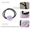 Placa de Ácido Acético Baona Joyería Estilo Coreano Accesorios para el Cabello Anillos para el Cabello Banda de Goma con Diamantes Cuerda para el Cabello de Moda Simple Fábrica Outlet