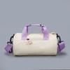 Bolsa Deportiva Transfronteriza para Niños, Dibujos Animados, Bloques de Color, Fitness, Natación, Yoga, Almacenamiento, Ligera, Informal, Cilindro, Impermeable, Bolsa de Baile