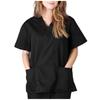 Comércio Exterior Manga Curta Gola V Roupa de Amamentação Uniforme de Trabalho Top XX0034
