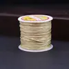 Hilo de algodón frotado a mano 20 m diy tejido hilo satinado multicolor dorado y plateado accesorios de cordón para pulsera collar