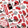 Adesivo de Mala de Viagem Marca Tendência supreme Adesivo para Laptop Skate Guitarra Geladeira Adesivo à Prova d'Água
