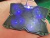 Base de suporte para computador de jogos Cold Magic F4 para notebook, luz colorida RGB, controle de velocidade, silencioso, 4 ventiladores