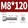 Tornillos de Acero Inoxidable 304 con Cabeza de Copa y Hexágono Interior Din912 Tornillos Moleteados con Cabeza Cilíndrica y Hexágono Interior M1.4-M16