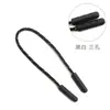 Tirador de cremallera de doble extremo de TPU en stock del fabricante para ropa y bolsos, Cordón de cremallera desmontable, Tirador de cordón de doble extremo moldeado por inyección