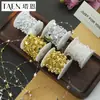 Accesorios de Empaque de Regalo con Cadena de Perlas y Flores Transfronterizos Decoración con Atmósfera Floral Materiales de Perlas con Borlas para Estilismo DIY