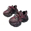 Zapatos Retro 'Dad Shoes' Lavados y Desgastados Estilo Coreano para Mujer Otoño/Invierno 2026 Nuevos Suela Gruesa Aumentadores de Altura Deportivos Casuales Versátiles de Moda