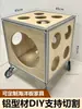 Marco de perfil de aluminio fijo, estante de almacenamiento hecho a medida, perfil de aleación de aluminio estándar europeo, material de aluminio para el hogar, armario DIY, carrito pequeño con