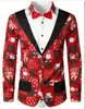 Otoño 2026 Nuevo Estación Independiente de Amazon Camisa de Manga Larga de Moda Camisa Navideña Impresa en 3D Ropa para Hombre