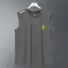 Chaleco de Verano para Hombre Camiseta sin Mangas de Secado Rápido Seda de Hielo Fresca Top Deportivo Suelto para Correr Manga Corta Ropa de Entrenamiento Fitness