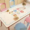 Mantel de Mesa de Dibujos Animados, Resistente al Aceite, Impermeable, No Requiere Lavado, Anti-Escaldaduras, Nuevo Estilo 2025, Mantel Lindo para Mesa de Café, Mantel Protector de Mesa Aislante del Calor