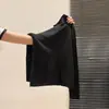 Nuevo Suéter de Punto de Lana para Mujer Otoño 2025, Color Sólido, Corte Ajustado, Cuello Semi Alto, Ceñido a la Cintura, Adelgazante, Manga Larga