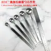 Cuchara Medidora de Acero Inoxidable con Báscula, Cuchara para Leche en Polvo, Cuchara para Sal de 2G/5G, Cuchara Medidora, Cuchara para Condimentos, Cuchara de Gramo, Cuchara Cuantitativa para Fruta en Polvo