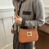 Elegante bolso de hombro portátil 2024, diseño de nicho, estilo extranjero, nuevo bolso cruzado coreano para mujer, bolso informal de moda para mujer.