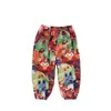 Pantalones Finos de Verano para Niños Anti-mosquitos Estilo Coreano Estilo Occidental Pantalones para Niños y Niñas Bebé Holgados Dibujos Animados Pierna Ancha Bloomers
