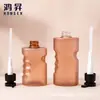 Botellas de plástico PET de 500 ml/400 ml para cuidado del cabello, botellas de acondicionador, botellas de champú, botellas de loción corporal, empaque personalizado
