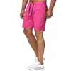 Comercio Exterior 2024 Verano Ropa Exterior para Hombre Pantalones Cortos Color Caramelo Pantalones de Cinco Puntos Diez Colores Sueltos Pantalones de Playa Pantalones de Cinco Puntos de Color Sólido
