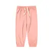 Pantalones repelentes de mosquitos para niños minizone 2026 verano nuevo estilo pantalones casuales para niños holgados pantalones deportivos para niños y niñas