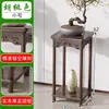 Práctico Soporte de Flores Estilo Chino Soporte de Flores para Balcón Estante de Almacenamiento Soporte de Flores de Madera Soporte para Macetas de Flores Soporte de Flores Simple de Pie para Sala de Estar
