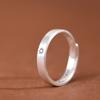Anillo de Plata Pura 999 Rey Ciervo Dorado para Mujer, Anillo Estilo Mejor Amiga Sol y Luna, Anillos de Pareja para Hombres, Anillos de Par de Plata Pura Mañana y Tarde