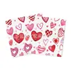 Amazon Nuevo Set de Decoración para Fiesta de San Valentín Platos de Papel con Forma de Corazón Servilletas Mantel Decoración para Ambiente Festivo