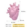 Cross-border Hot Resin Vase Crafts Creative Heart Shape Sculpture Peças Técnicas Home Dried Flower Vase Decorações