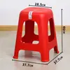 Bancos de Plástico para Uso Doméstico, Apilables, Engrosados, Modernos, Simples, Elegantes Sillas de Comedor, Sillas Duraderas