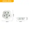 Modelo Nuevo Rueda Adhesiva Universal con Tres Rodamientos de Bolas, Sin Taladro, Silenciosa, Resistente al Desgaste, Ferretería Doméstica de Alta Resistencia, Rueda Pequeña de 360 Grados