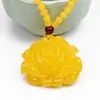 Colar de corrente para suéter com pingente de cera de abelha atacado resina alto padrão estilo nacional bem-estar ao vivo venderá joias mulheres