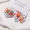 Atmósfera de Principios de Primavera Racimos de Flores de Cuentas de Arroz Color Crema de Hada DIY Aretes Frescos Dulces Lindos Accesorios para el Cabello Accesorios de Flor para Zapatos