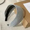 Diadema de Esponja Color Café Otoño Invierno para Mujer Estilo Coreano Uso Diario Versátil Diadema Alta para la Frente para Lavarse la Cara Atadura de Pelo Pinza para el Cabello