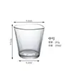 Taza de Café Asimétrica de Vidrio Océano Resistente al Calor Taza de Postre Hielo Taza de Whiskey Americano Taza de Té Taza de Leche