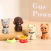 Fabricantes que venden micro paisajismo de cachorros de cuatro colores, resina, simulación creativa, perro de dibujos animados, decoraciones de jardinería, al por mayor