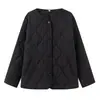 Fabricante transfronterizo de ropa para mujer al por mayor 2026 AliExpress artículo más vendido chaqueta fina de algodón con cremallera a la moda
