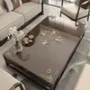 Nuevo Mantel de Mesa Estilo Chino, Mantel para Mesa de Centro Estilo Chino, Transparente, Resistente al Calor, Impermeable, a Prueba de Aceite, Lavable, Limpiable con Paño, Mantel para Mesa de Comedor de Madera Maciza