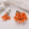 Flor artificial 6 tenedor pequeña flor de ciruelo accesorios decorativos Xunpu horquilla de mujer banda para el cabello material de bricolaje accesorios de ropa chinos cabeza flor