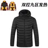 Ropa de algodón con calefacción transfronteriza para hombre, ropa inteligente con calefacción eléctrica, ropa con calefacción para parejas, chaqueta, abrigo de invierno, ropa de algodón con calefacción para mujer