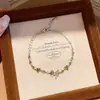 Pulsera con Cierre de Flor de Circonita Super Brillante Estilo Mismo de Xiaohongshu Pulsera de Nicho con Sensación de Alta Gama Pulsera Dulce Versátil de Lujo Ligero