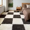 Alfombra para dormitorio, decoración de habitación, alfombra cuadrada de felpa, alfombrado completo para sala de estar, alfombrilla para mirador, alfombrilla de suelo tatami, alfombra para mesita de noche
