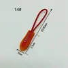 Puxador de zíper alça antiderrapante puxador de cordão de cauda de extensão de cabeça de zíper de bolsa de vestuário laço para pendurar removível pingente de cabeça de zíper moldado por injeção