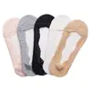 Calcetines de encaje para mujer, calcetines invisibles de verano finos con ribete de encaje, calcetines de silicona antideslizantes sin costuras para mujer al por mayor